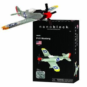 Nanoblock Deluxe P-51 Mustang - 450+ PCS - Building Blocks